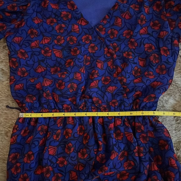 Disney Snow White Short Sleeve Floral Print High/Low Dress Small - Picture 11 of 12